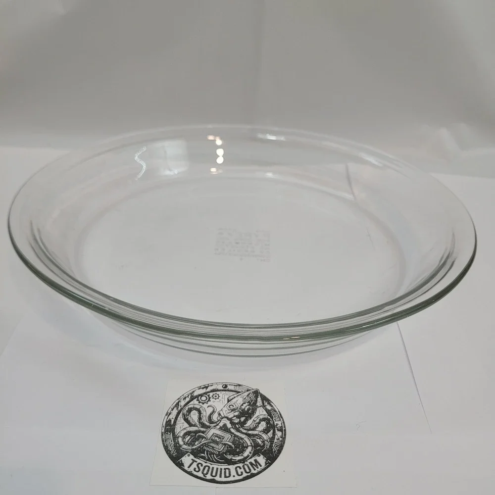 Pyrex‎ Pie Plate 209 Clear Glass 9 Inch 23cm Vintage Bakeware Dish